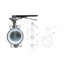 Stainless Steel Butterfly Valve Wafer Type